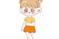 漫画小女孩,漫画中的小女孩